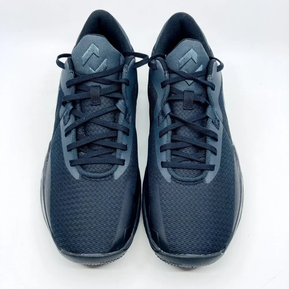 Nike Precision 6 VI Shoes Mens Size 11.5 Triple Black Basketball Sneaker NIB